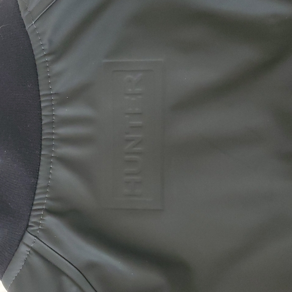 Hunter rubberized bomber jacket, black xs - Picture 3 of 7